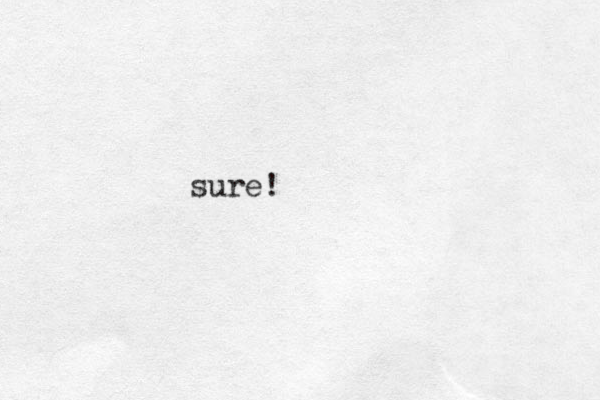 sure!