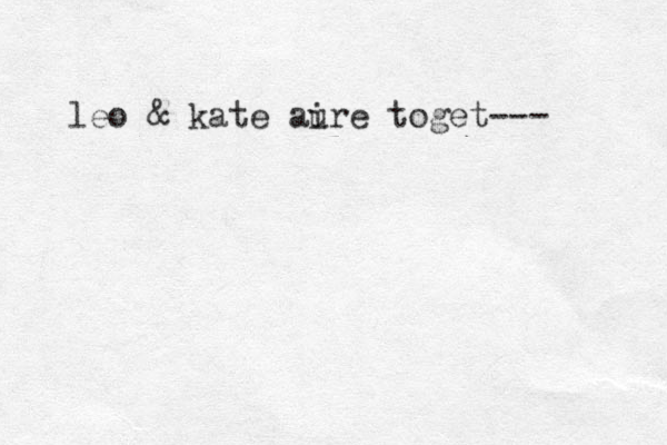 leo & kate au ire toget---