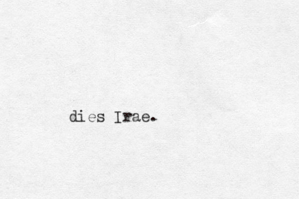 dies Irae.
