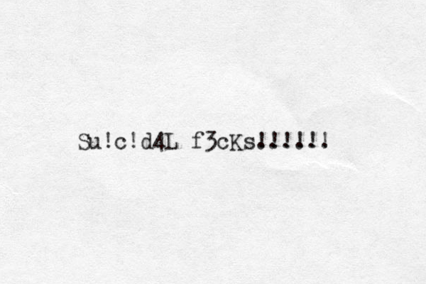 Su!c!d4L f3cKs...... !!!!!! 