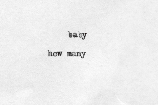 baby how many