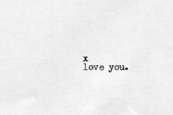 x love you.