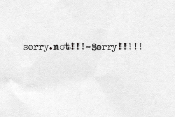 sorry not!!! sorry!!!! . - S !