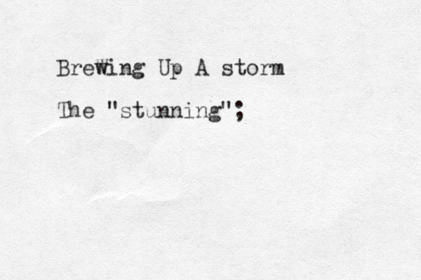 Brew Wing Up A storm The "stunning";