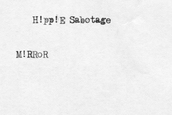 H!pp!E Sabotage M!RRoR