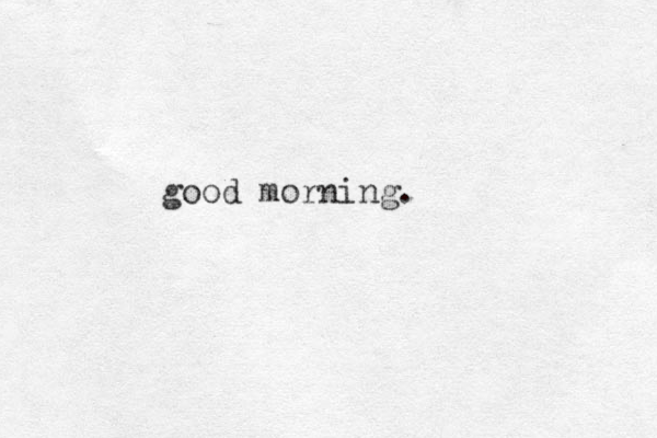 good morning.