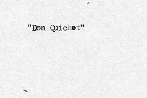 "Don Quichot"