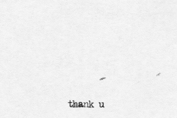 thank u