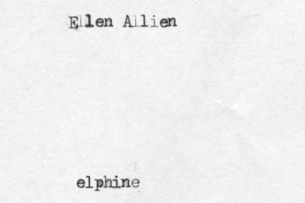 Ellen Allien elphine