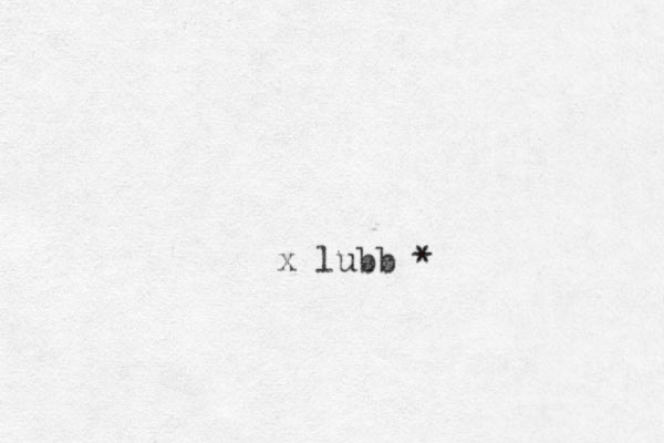 x lubb *