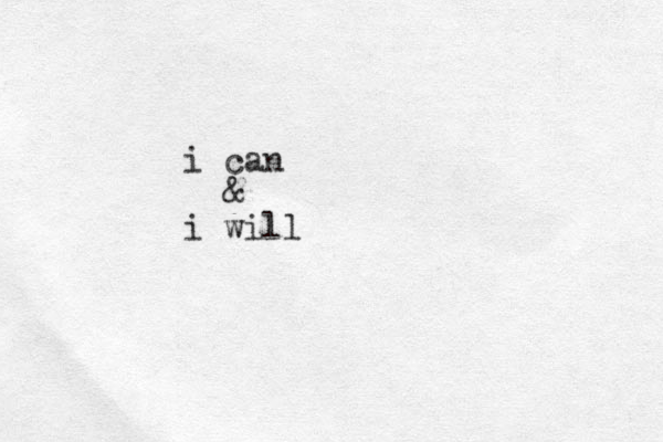 i can & i will 