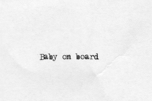 Baby on board d 
