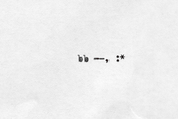 bb --, :*