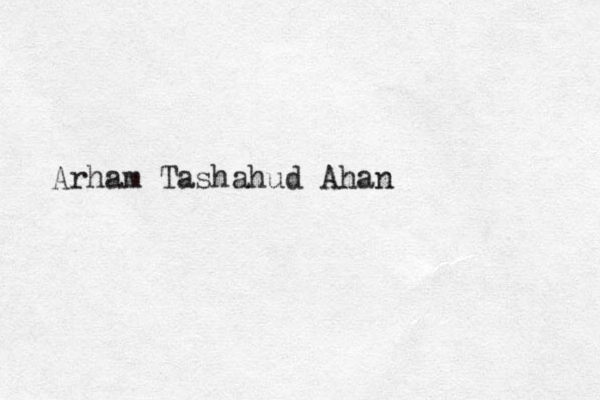 Arham Tashahud Ahan 