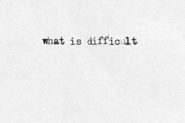 what is difficult