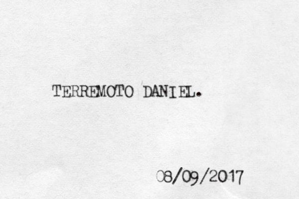 TERREMOTO DANIEL. 08/09/2017 