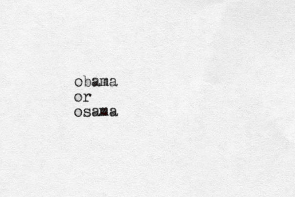 obama or osama 