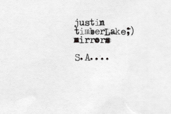 justin timberLake;) mirrors S.A....