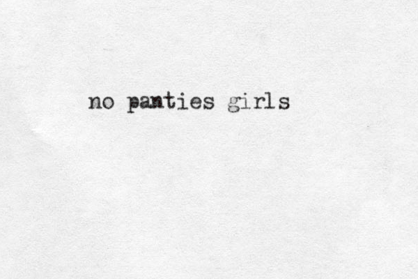 no panties girls