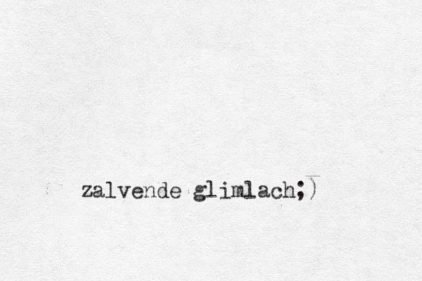 zalvende glimlach;)