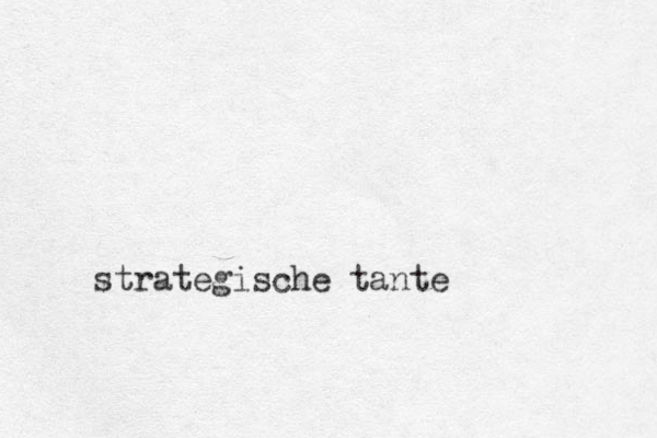strategische tante