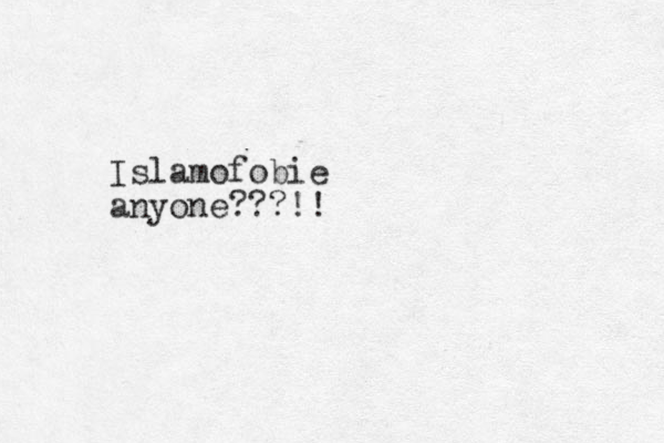 Islamofobie anyone???!!