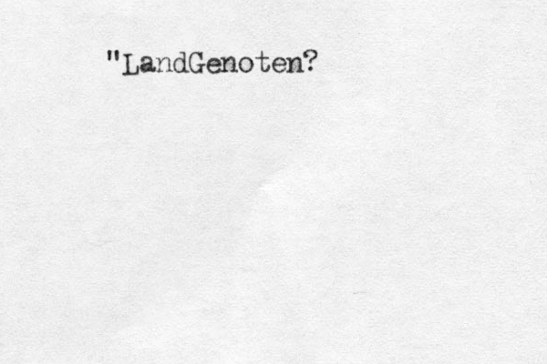 "LandGenoten?