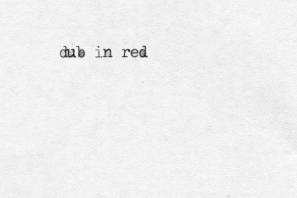 dub in red
