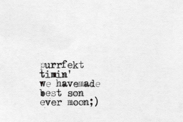 purrfekt timin' we havemade best son ever moon ;) 