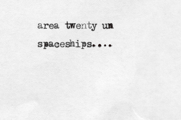 area twenty un spaceships....