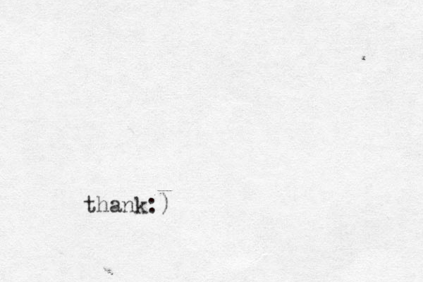 thank:)
