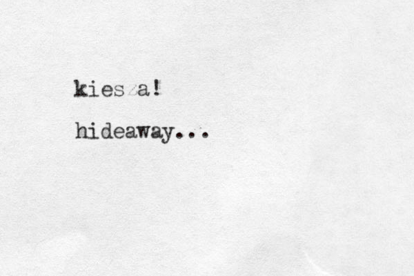 kiesza! hideaway...