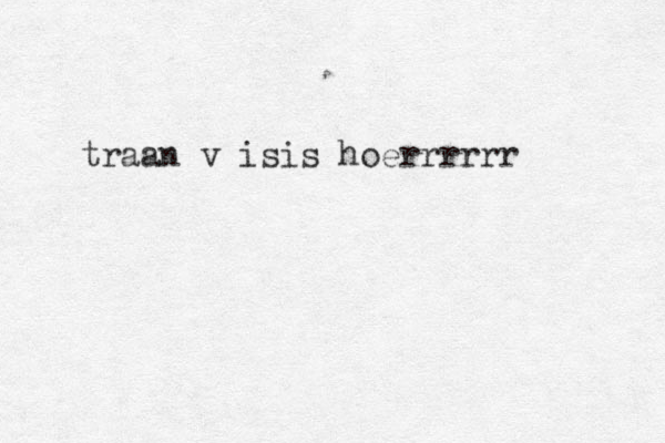 traan v isis hoerrrrrr