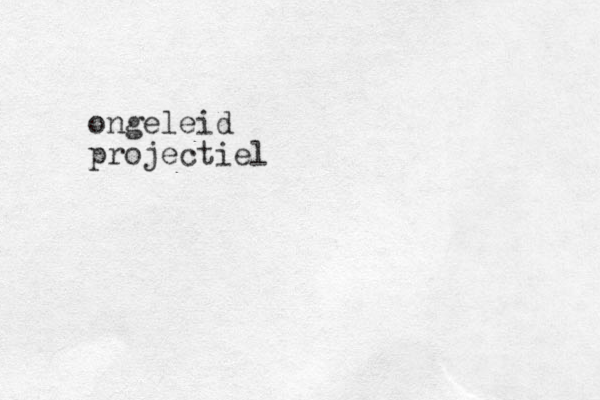 ongeleid projectiel 