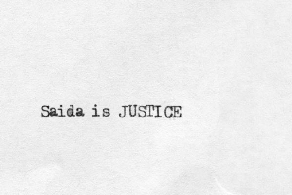 Sa ida is JUSTICE