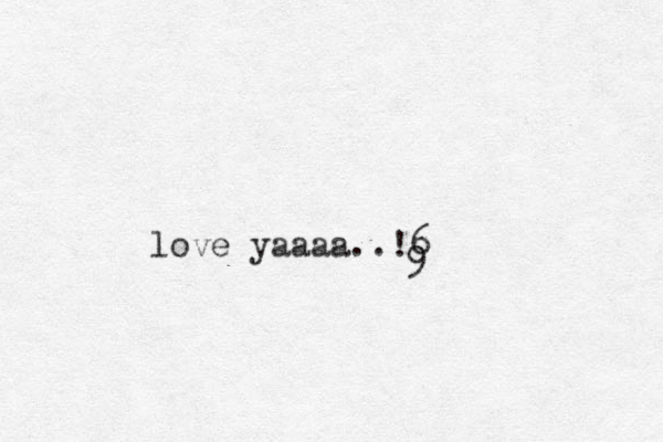love yaaaa..!6 9 
