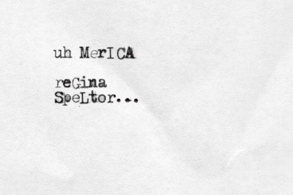 uh MerICA reGina SpeLtor...