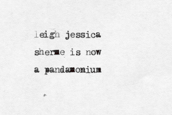 leigh jessica s herme is now a pandamonium