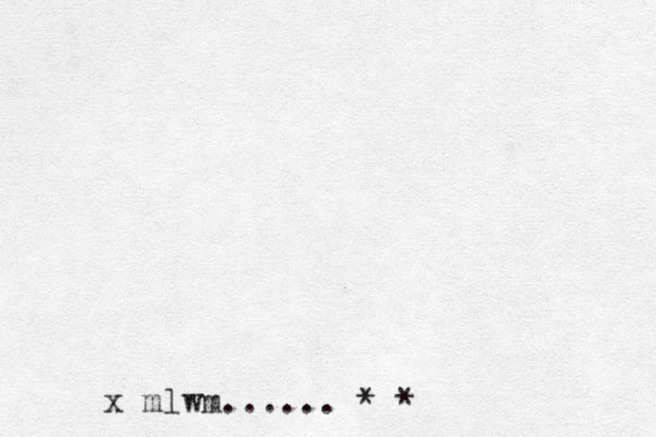 x mlwm...... * *