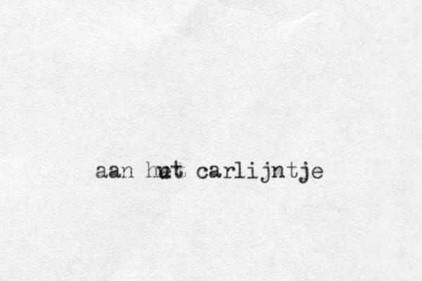 aan he ut carlijntje