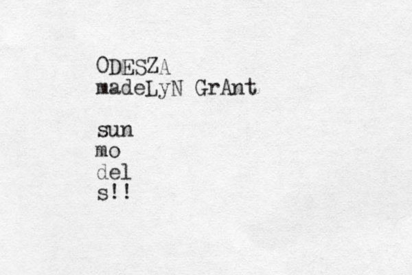 0DESZA madeLyN GrAnt sun mo del s!!