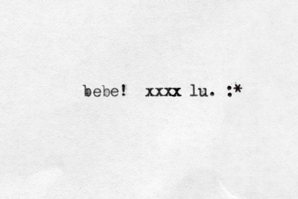 bebe! xxx xx x lu. :*