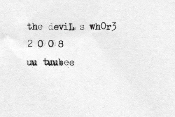 the deviL s wh0r3 2 0 0 8 uu tuubee 