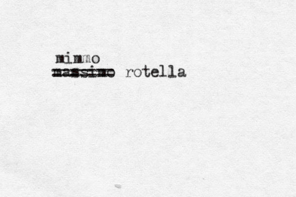 massimo rotella ======= mimmo