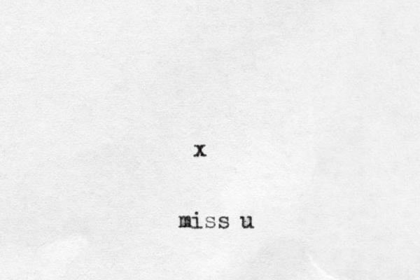 x miss u