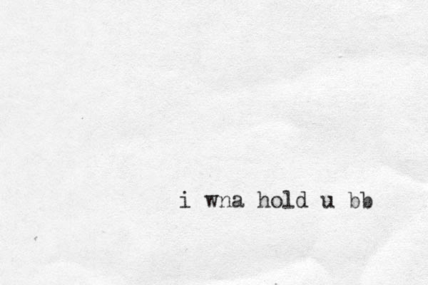 i wna hold u bb