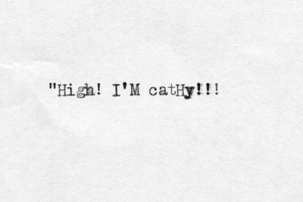 "High! I'M catHy!!!