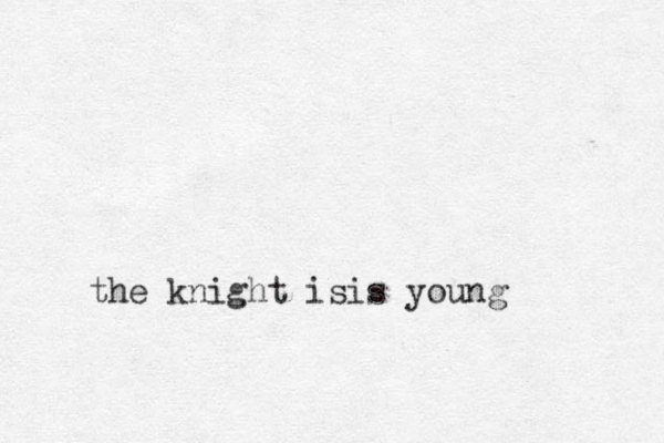 the knight isis young
