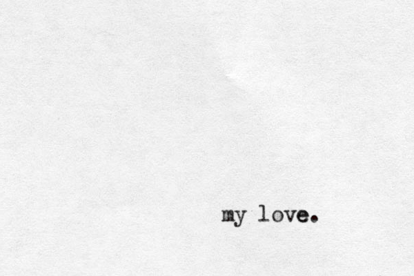 my love e.