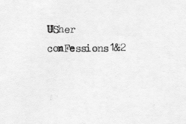 USher conFessions1&2